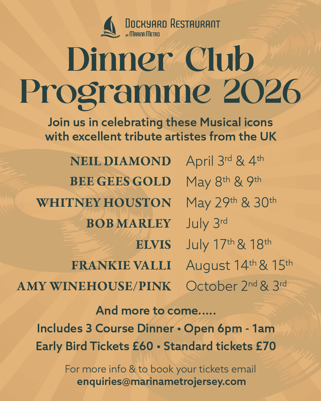 2026 Dinner Club Programme