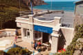 picture of cafe and beach