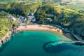 Gru00e8ve de Lecq Bay from overhead
