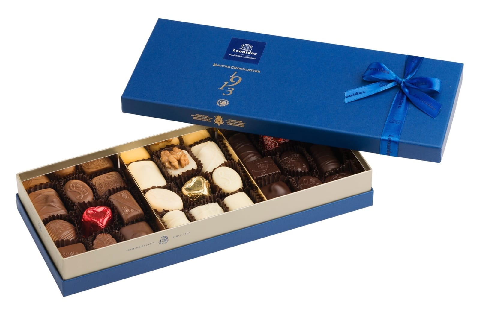Leonidas Large Blue Heritage Gift Box - Assorted Chocolates