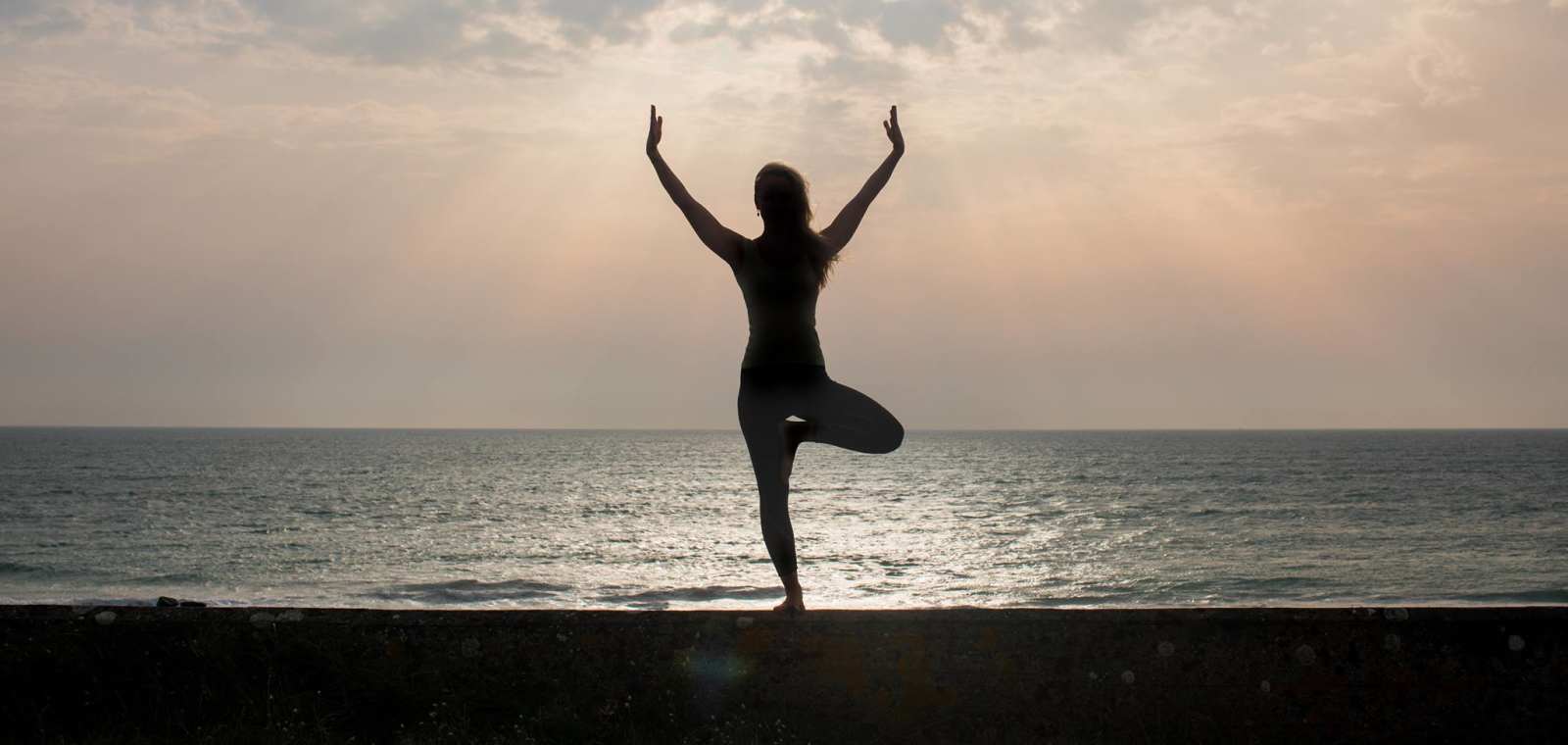 Yoga on the beach