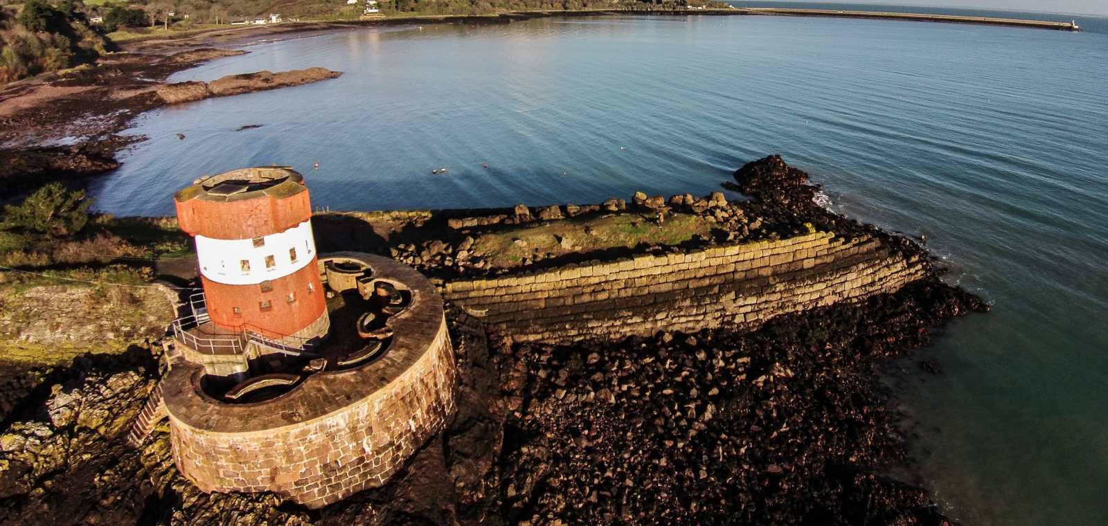 Archirondel Tower aerial view