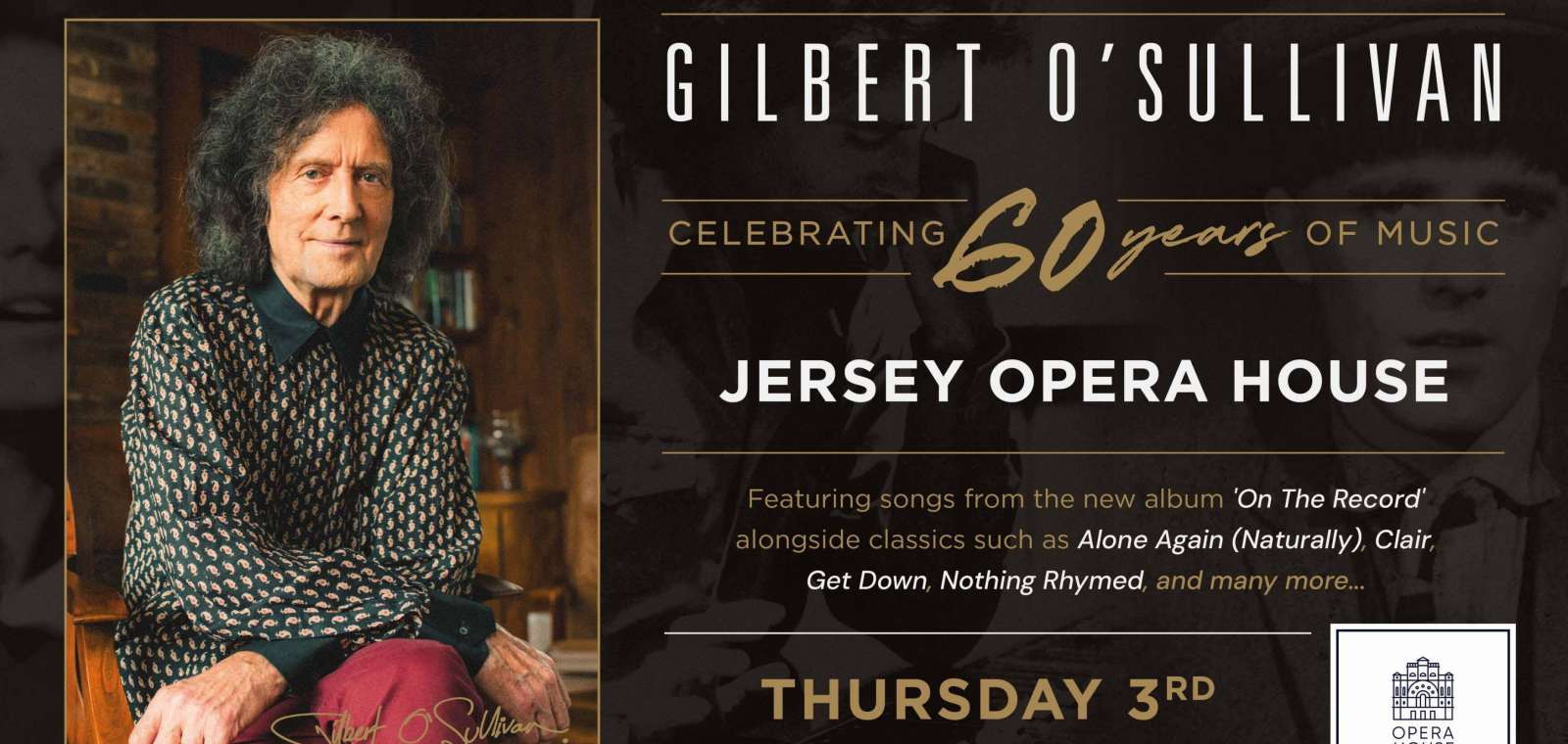 Gilbert O’Sullivan: Celebrating 60 Years of Music