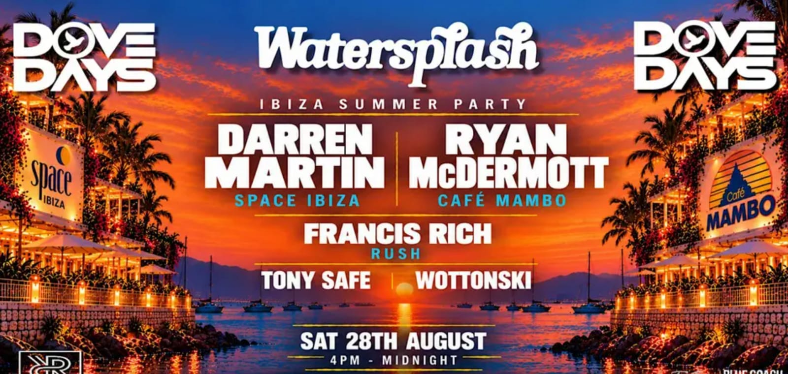 Ibiza Summer Party: Space x Cafe Mambo x Rush DJs