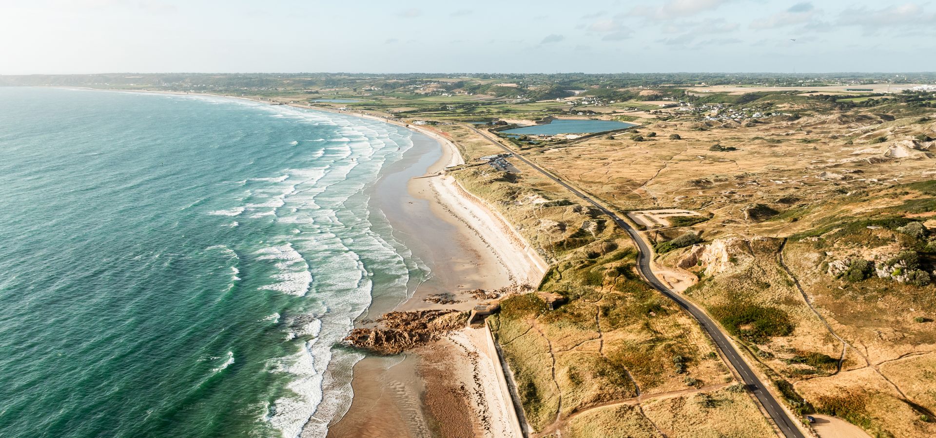 Aerial view of St. Ouen