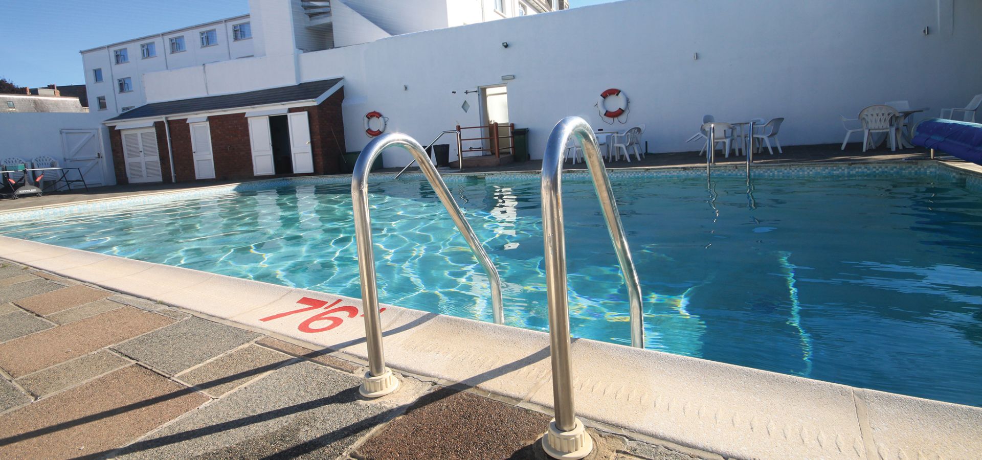 Norfolk Hotel Jersey heated outdoor pool