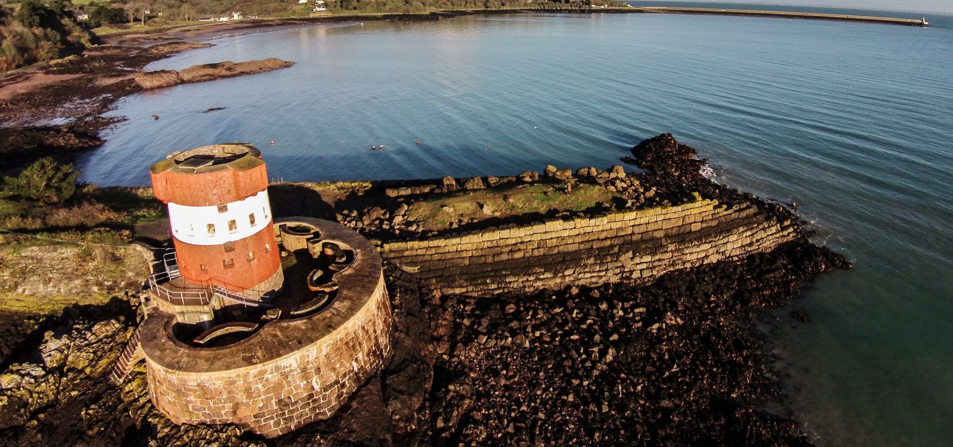 Archirondel Tower aerial view