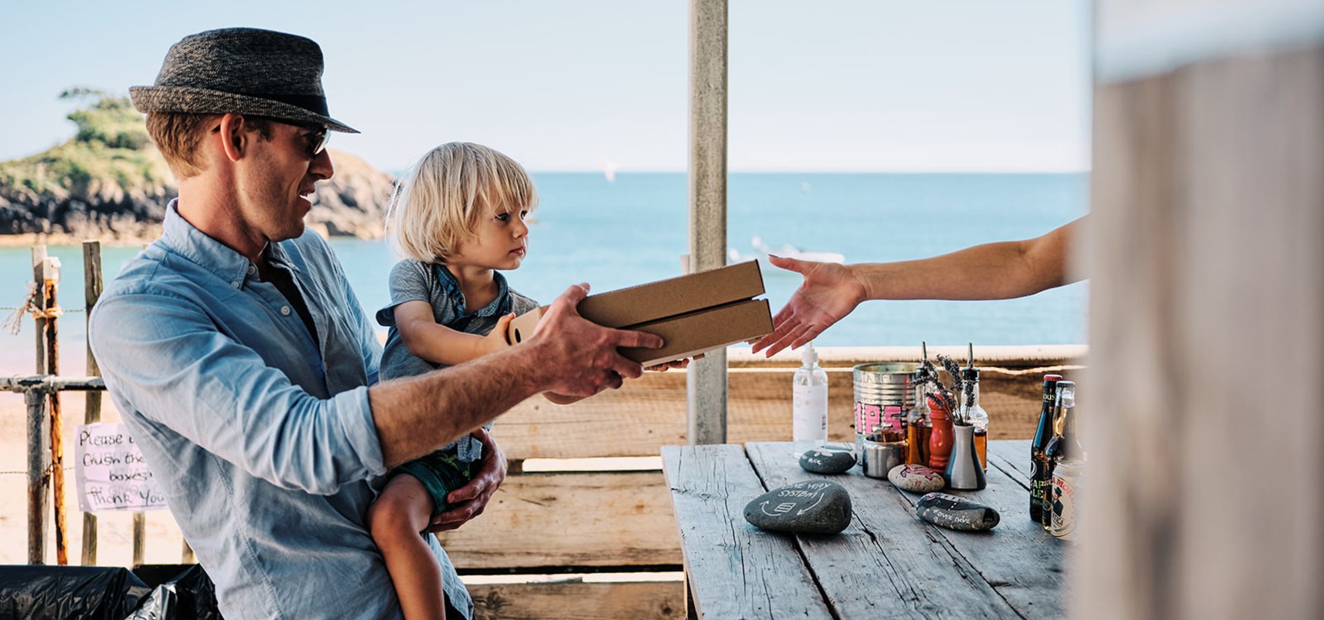Portelet Bay Cafe pizza