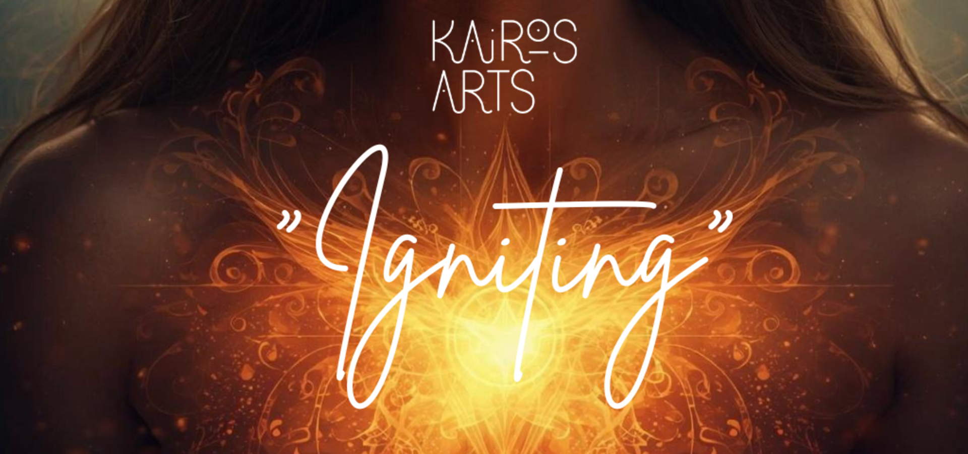 Lady with internal flame