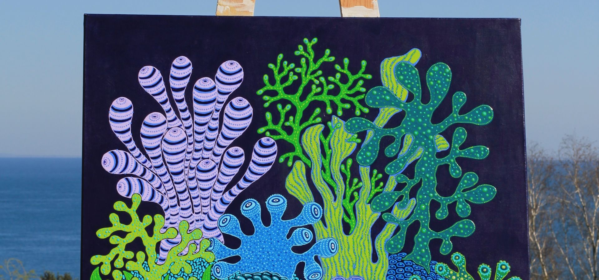 Acrylic on canvas painting