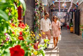 Couple shopping