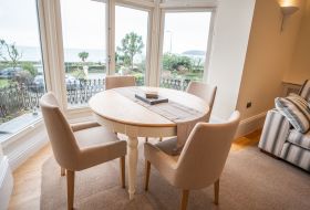 Dining table and view