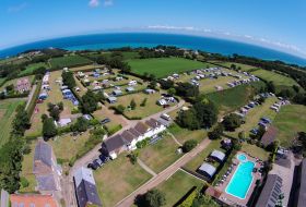 Campsite sky view