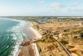 Aerial view of St. Ouen