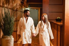 spa treatment arrival