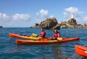Kayaking at Corbiere