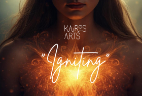 Lady with internal flame