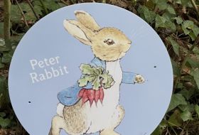 Peter Rabbit Traiul sign