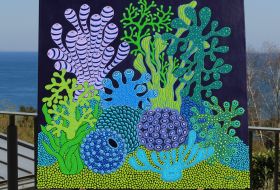 Acrylic on canvas painting