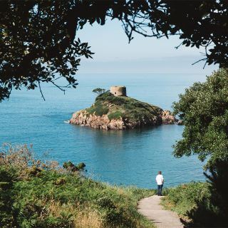 Portelet Beach sea view Jersey