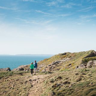 Grosnez Castle sea views Jersey