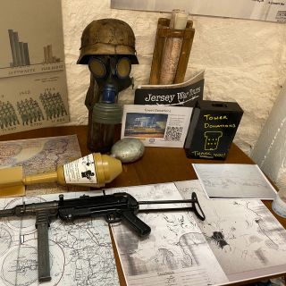 One of our displays of WW2 weapons