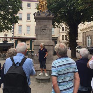 George II statue in the Royal Square, St Helier