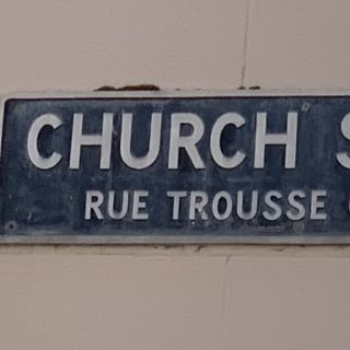 Street sign in St Helier