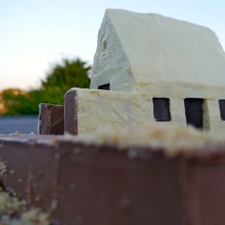 Jersey White House, made of chocolate