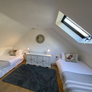 Twin bedroom on first floor