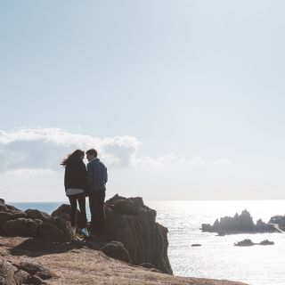 Romantic walk past corbiere lighthouse