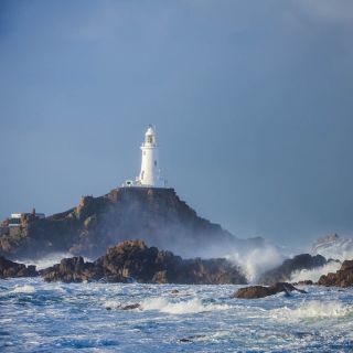 Corbiere lightouse on Jersey