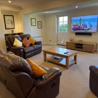 Lounge with views over garden