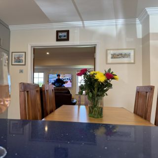 Kitchen and dining area