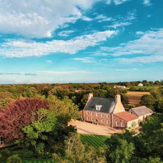 La Mare Wine Estate from above
