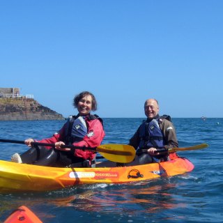 Tandem sea kayak tours
