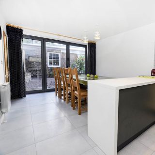 Kitchen and dining area