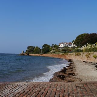 Pontac slipway across the road