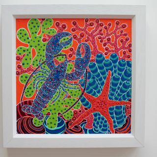 Acrylic on wood