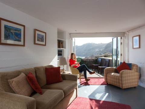 Living area at Fort Leicester