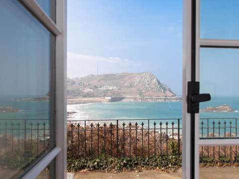 view from living area