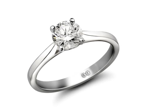 The Rivoli Love Heart Engagement Ring - VAT Free Shopping
