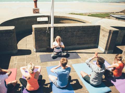 Yoga class