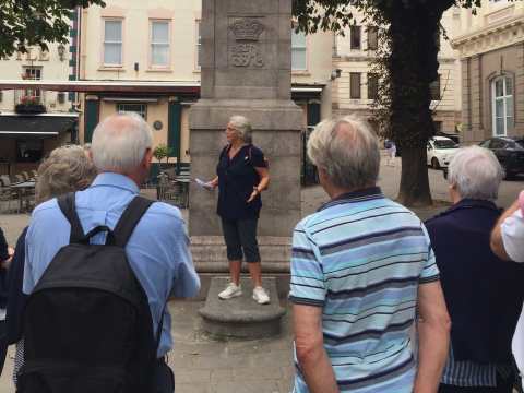 George II statue in the Royal Square, St Helier