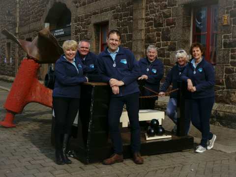 Team picture by the Maritime Museum