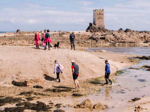 Seymour tower seabed walks in Jersey