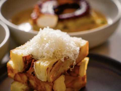 Potato Pave bar snacks