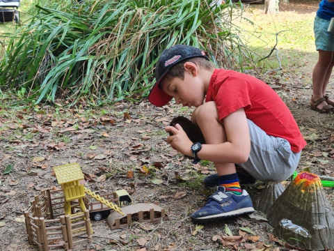 Playing with Dinosaurs
