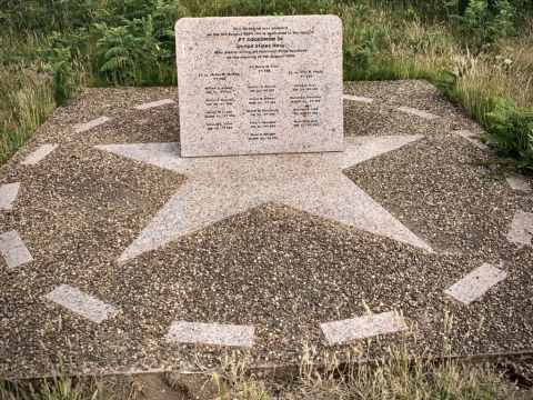 Memorial dedicated to the men of the PT Squadron 34, US Navy