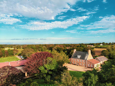 La Mare Wine Estate from above